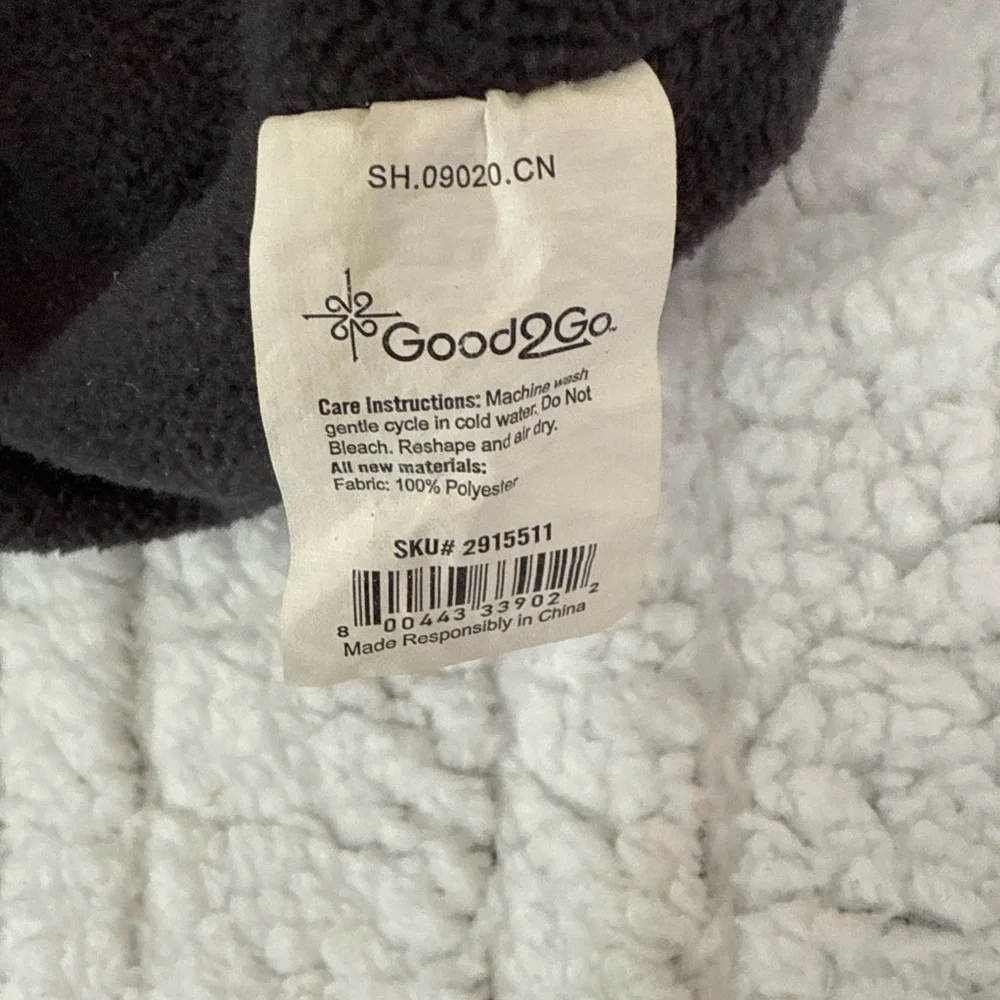 Gray Women's Bag for small dog lined with fleece and hook for collar inside